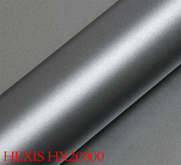 HEXIS HX20G03S Car Wrapping Film Gray Satin Metallic Satin 