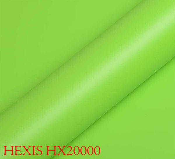 HEXIS HX20266S Film d'emballage pour voiture Vert satiné brillant 