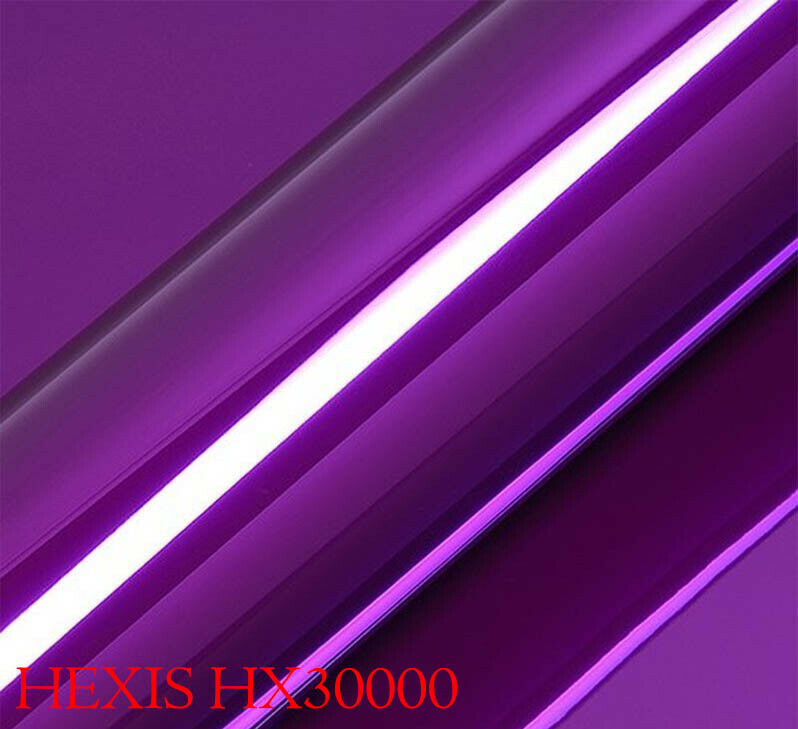 HEXIS HX30SCH06B Pellicola Car Wrapping Viola Lucido Cromato