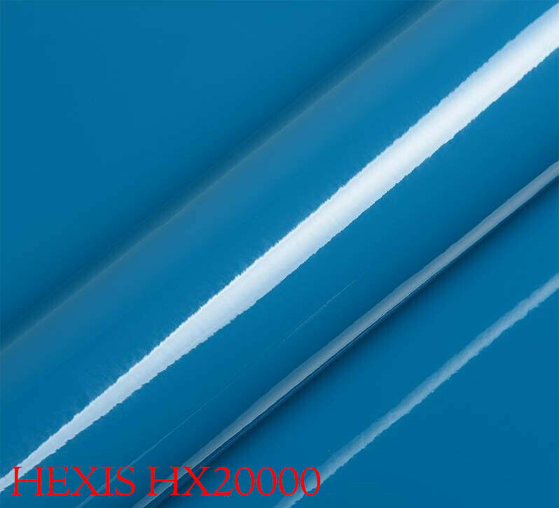 HEXIS HX20315B Car Wrapping Film Blue Pigeon Gloss 