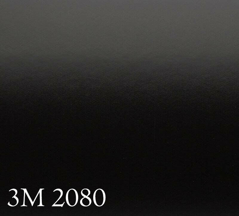 3M 2080 S12 Professional Repositionable Satin Black Car Wrapping Film 