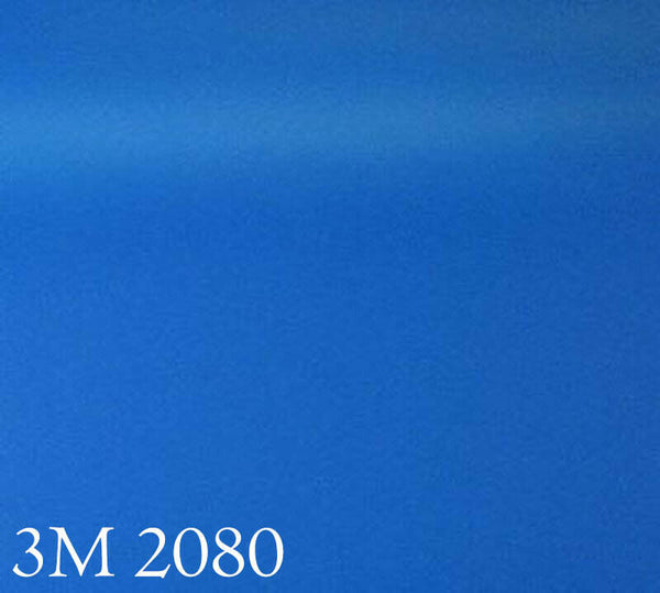 3M 2080 S347 Car Wrapping Film Blue Satin Metallic Repositionable 