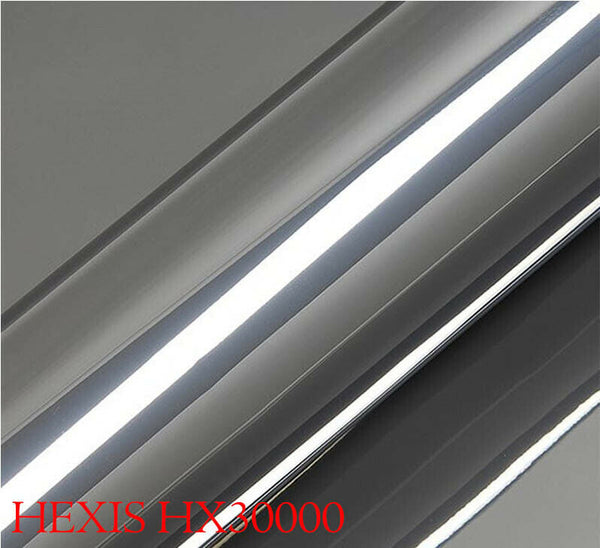 HEXIS HX30SCH03B Car Wrapping Film Shiny Titanium Chrome 