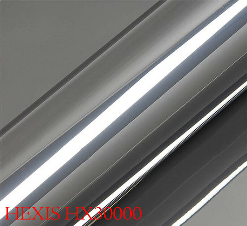 HEXIS HX30SCH03B Film d'emballage pour voiture Titane Brillant Chrome 