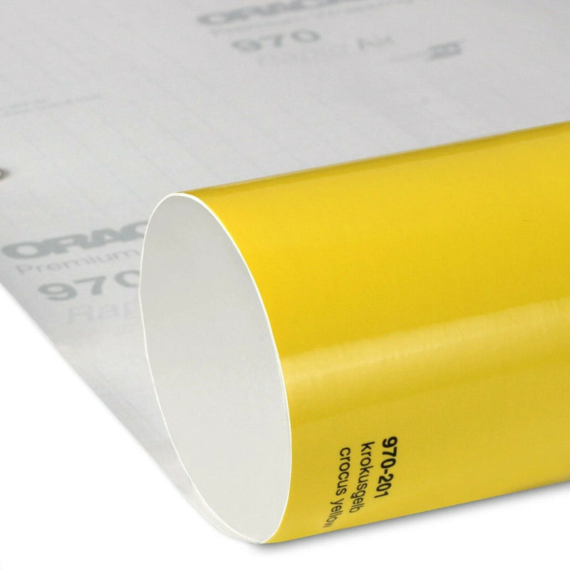 Oracal 970 201 Yellow Professional Gloss Car Wrapping Film 