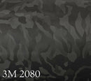 3M 2080 SB12 Pellicola Car Wrapping Shadow Nero Mimetica Jungle Professionale