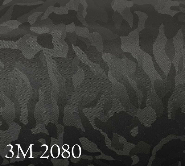 3M 2080 SB12 Film d'emballage de voiture ombre noir camouflage de jungle professionnel 