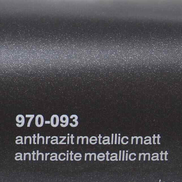 Oracal 970 093 Anthracite Gray Metallic Matt Profession Wrapping Film 