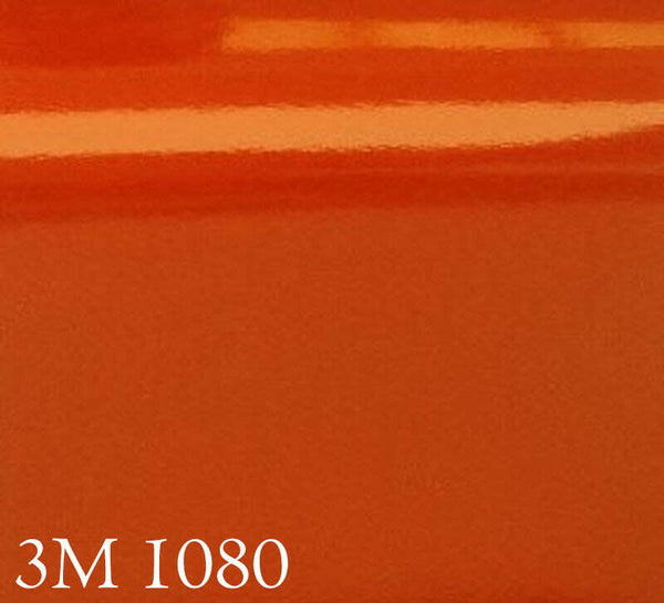 3M 1080 G364 Car Wrapping Film Fire Orange Glossy Repositionable 