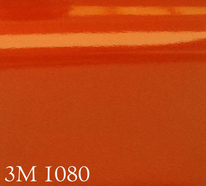 3M 1080 G364 Car Wrapping Film Fire Orange Glossy Repositionable 