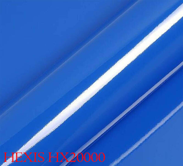 HEXIS HX20293B Car Wrapping Film Blue Curacao Gloss 