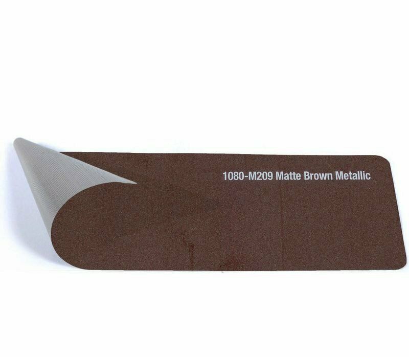 3M 2080 M209 Car Wrapping Film Matte Brown Metallic Repositionable 