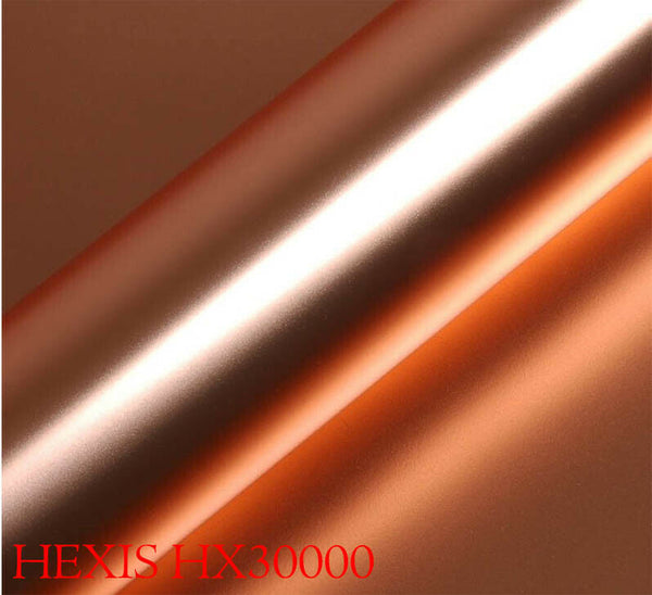 HEXIS HX30SCH12S Film d'emballage pour voiture Or Rose Chrome Satiné Chrome 