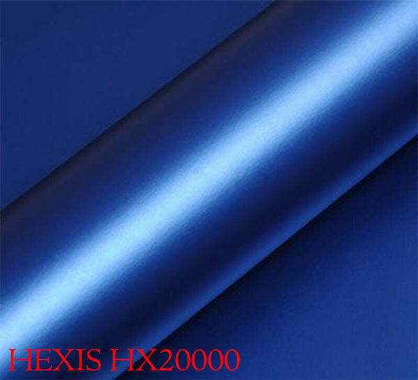 HEXIS HX20905M Film d'emballage de voiture métallisé bleu nuit mat 