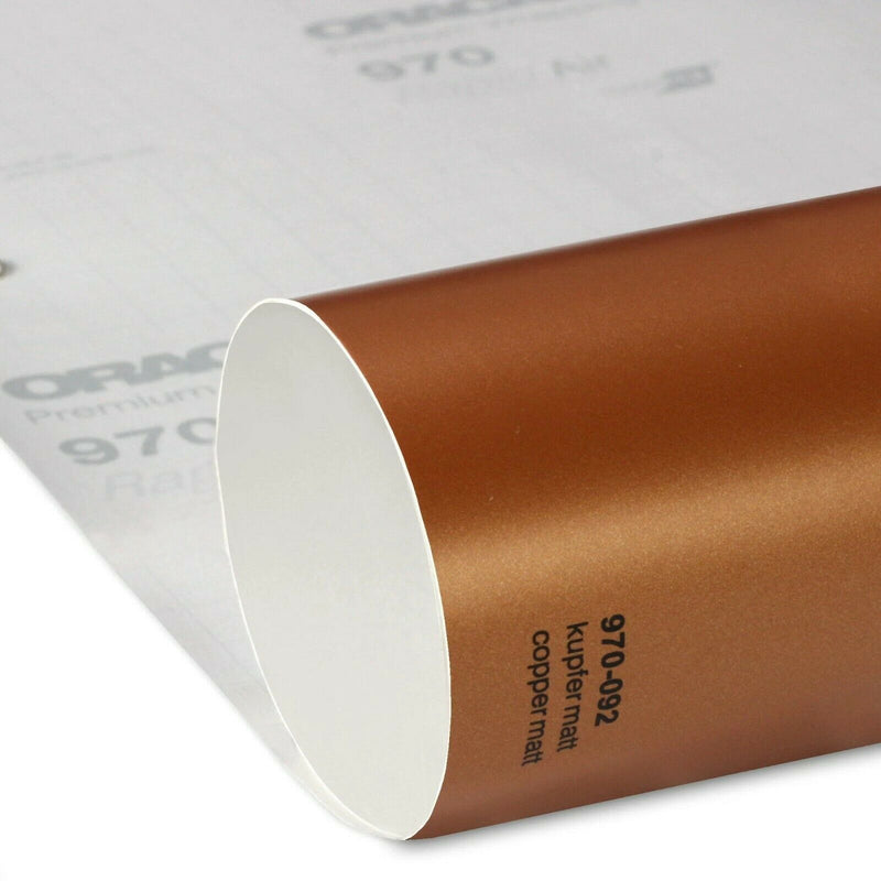 Oracal 970 092 Matt Metallic Copper Professional Wrapping Film 