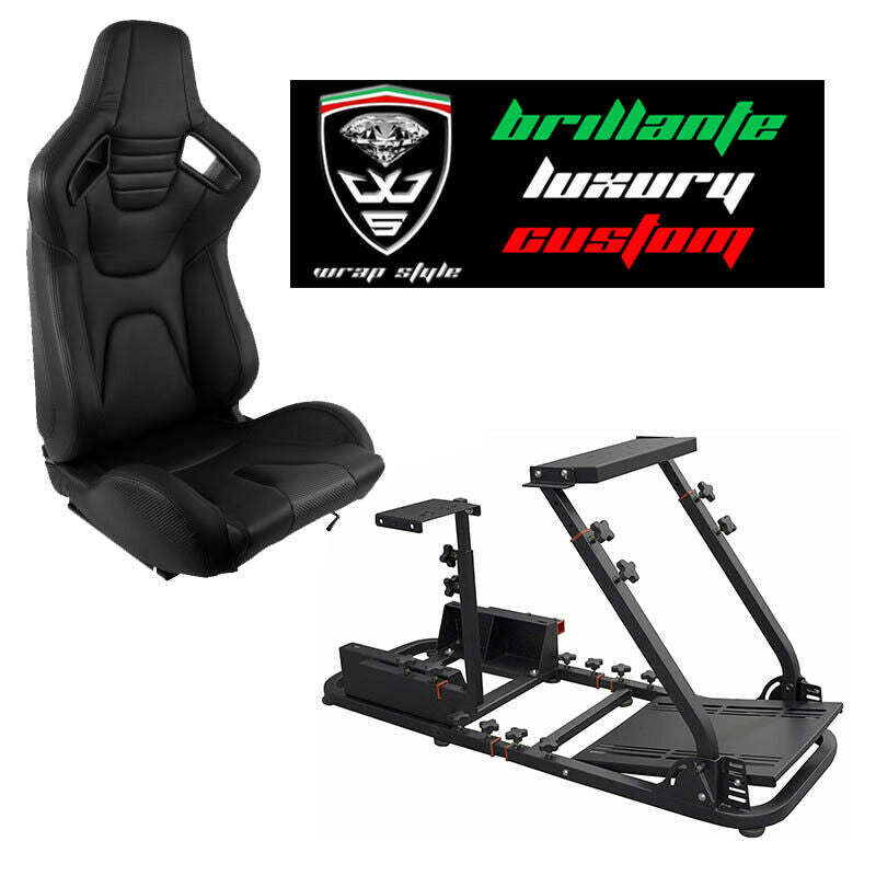 Postazione gioco simulatore PS5 PS4 PS3 PC gaming supporto sedile sportivo