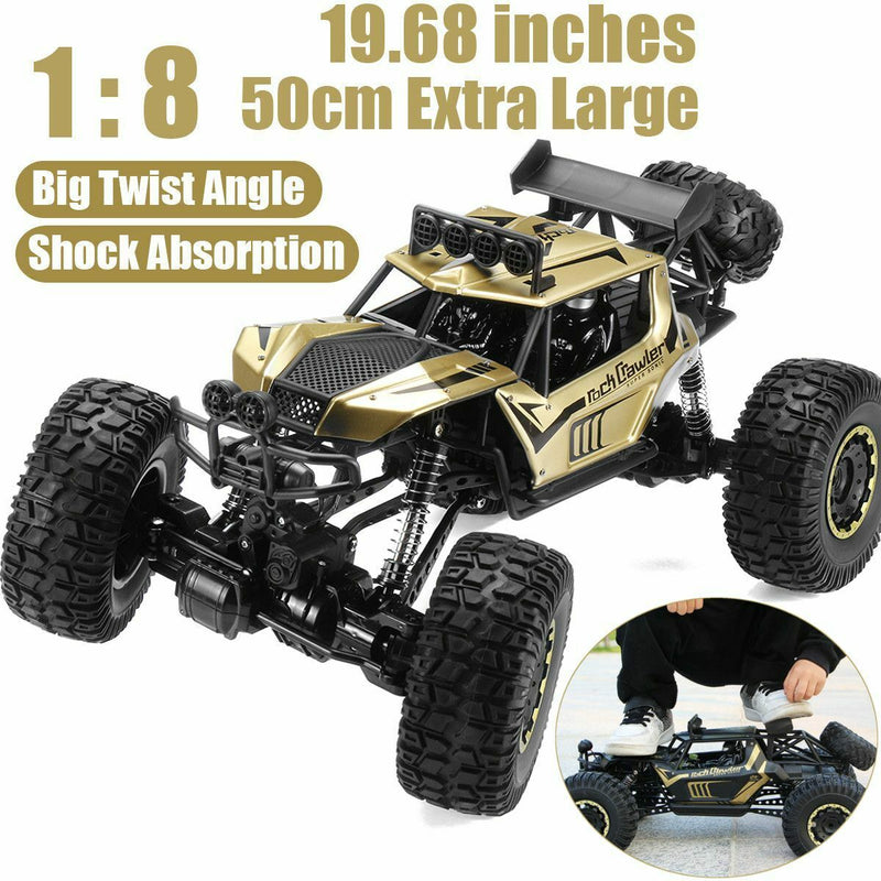 Auto Radiocomandata 2.4G Radio Control Monster BuggOff-Road Fuoristrada 4WD Oro