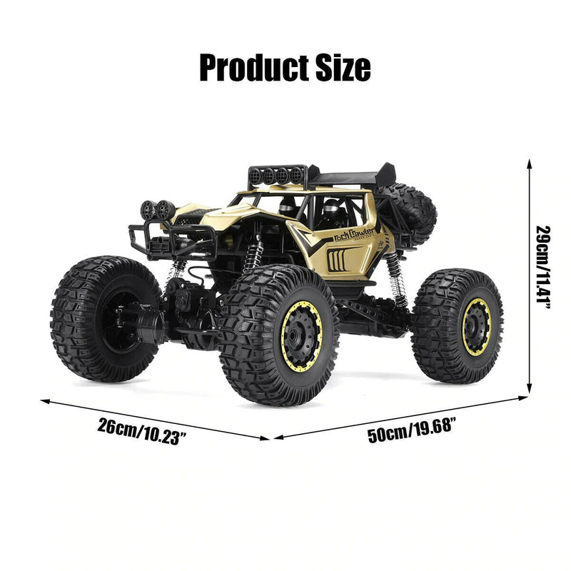 Auto Radiocomandata 2.4G Radio Control Monster BuggOff-Road Fuoristrada 4WD Oro