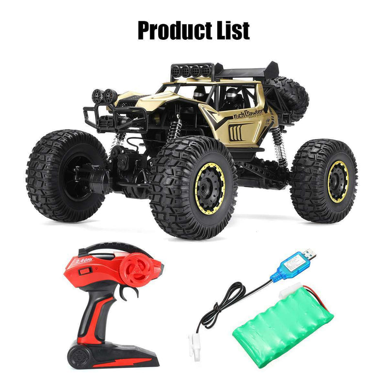 Auto Radiocomandata 2.4G Radio Control Monster BuggOff-Road Fuoristrada 4WD Oro