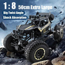 Auto Radiocomandata 2.4G Radiocomando Monster BuggOff-Road Fuoristrada 4WD nera 