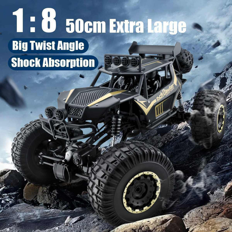 Auto Radiocomandata 2.4G Radio Control Monster BuggOff-Road Fuoristrada 4WD nera