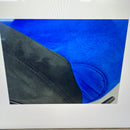 Paire de sièges sport voiture Columbus bleu/noir avec rails coulissants 